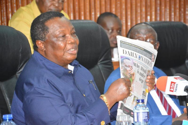 File image of COTU Boss Francis Atwoli.